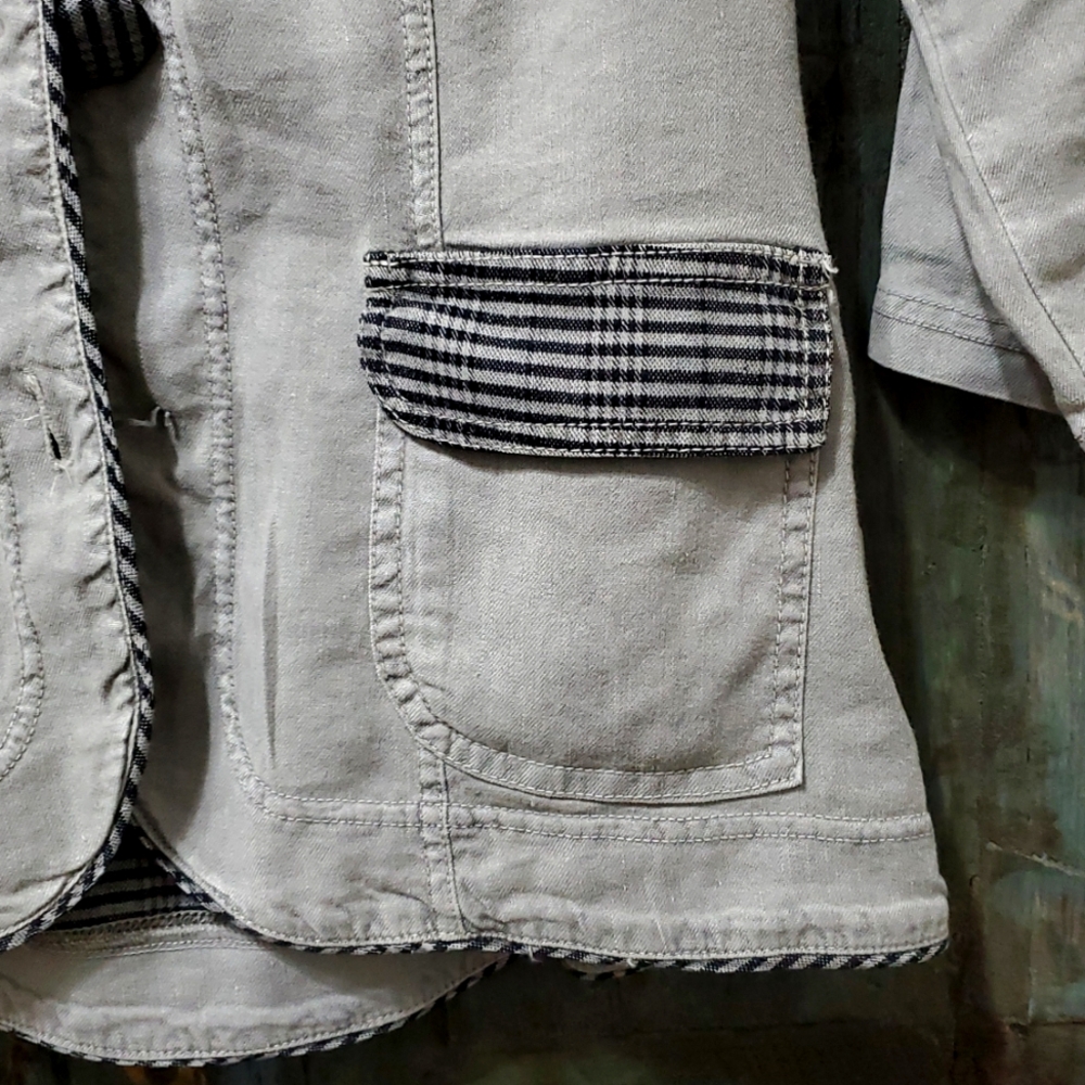 XCVI 3/4 Sleeve Linen Blend Jacket, Size XSmall, NWT - Picture 5 of 12
